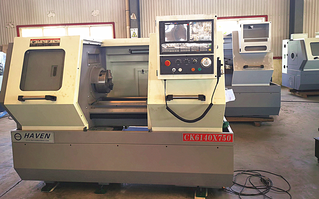 CNC Lathe machine CK6140/750 Finised for the client