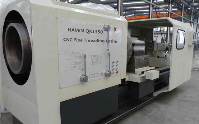 QK1350 CNC Pipe Threading Lathe Machine