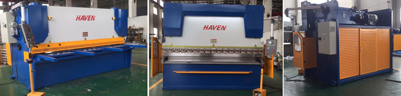 Hydraulic press brake and shearing machine for Thailand client