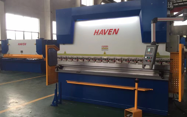 Hydraulic press brake and shearing machine for Thailand client