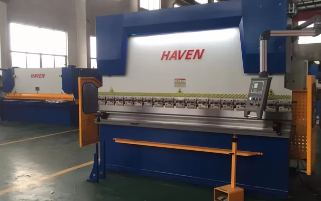 Hydraulic press brake and shearing machine for Thailand client