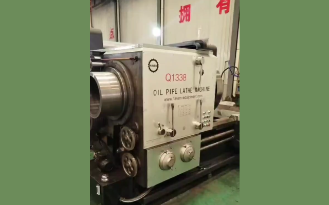 Q1338 Pipe Threading Lathe in Testing