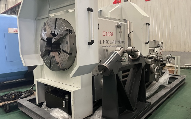 Haven Delivers Q1338/1500 CNC Pipe Threading Lathe to Nigeria Client