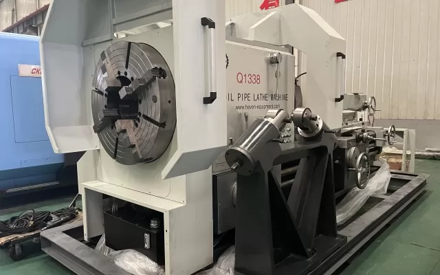 Haven Delivers Q1338/1500 CNC Pipe Threading Lathe to Nigeria Client